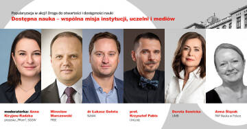 Dostępna nauka – wspólna misja instytucji, uczelni i mediów
