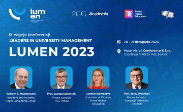 IX Konferencja Liderzy Zarządzania Uczelnią LUMEN