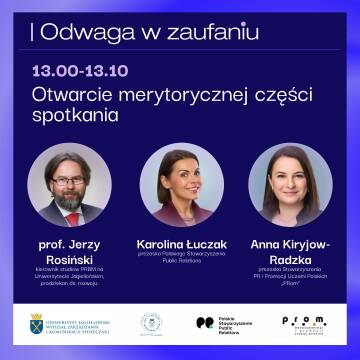 Konferencja 'Odwaga w zaufaniu. O roli PR i brand managementu w organizacjach przyszłości'